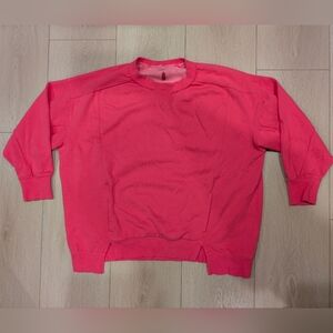 FP Movement by Free People Vibrant Pink Crew Neck Sweater